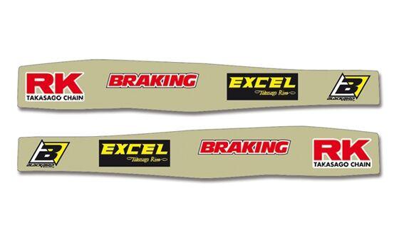Blackbird Swingarm Stickers For Yamaha WRF250 2015-2023 - Multi