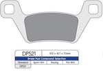DP Brakes Standard Sintered Metal Brake Pads For Kymco MXU 550 I 4X4 Rear