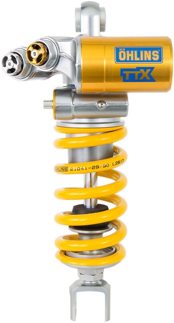 Ohlins TTX GP Shock Absorber For Yamaha YZF-R6 600 2006-2020 Rear 293.00 mm (11.55") - Chrome/Yellow
