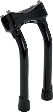 Biltwell Murdock O S Risers 25.5 cm (10") - Black Satin