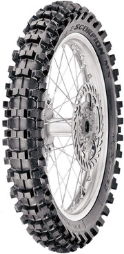 Pirelli Scorpion MX32 Mid Soft Rear Tyre Blackwall  61M 110 85-19"