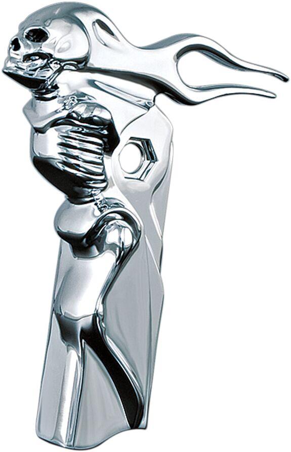 Kuryakyn Zombie Front Shift Arm Cover For Harley Davidson FLH 1340 1983 - Chrome