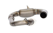 HGS Mid Pipe For Fantic XXF 250 2021-2024 - Stainless Steel