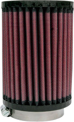 K&N Universal Clamp On Air Filter - Black Red