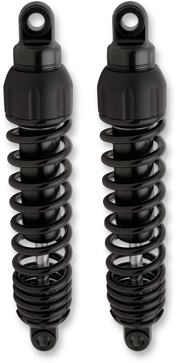Progressive Suspension 444 Series Shocks For Harley Davidson FLH 1985 343.00 mm (13.50") - Black