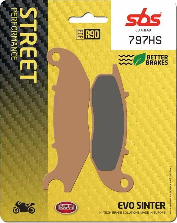 SBS HS Street Excel Sintered Front Brake Pads For Honda CBF 125 2009-2015