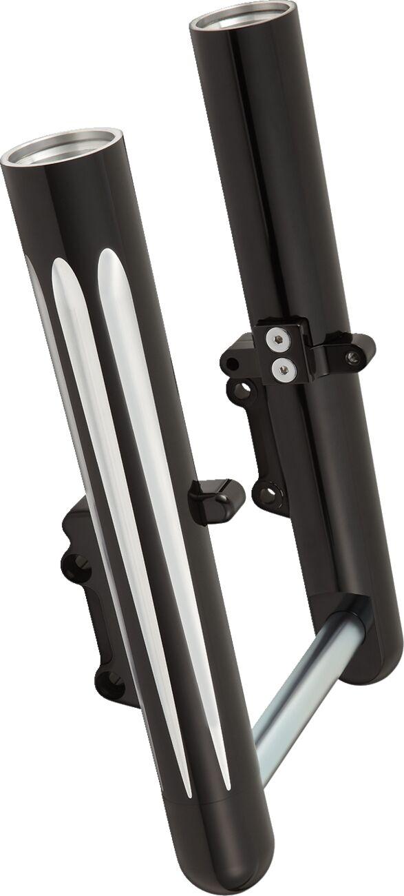 Arlen Ness Hot Legs Deep Cut Fork Legs For Harley Davidson FLHX 1923 2024 - Black