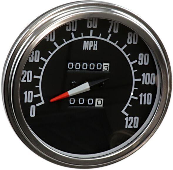 Drag Specialties 5" FL-Style 2240:60 Speedometer with Reed Switch For Harley Davidson FLSTC1340 1991-1995