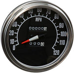 Drag Specialties 5" FL-Style 2240:60 Speedometer with Reed Switch For Harley Davidson FLSTC1340 1991-1995
