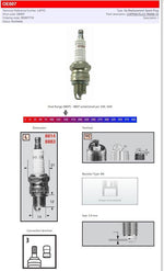 Champion Spark Plug For Suzuki A 100 1976