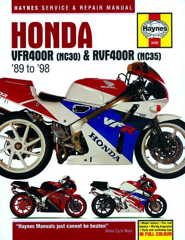 Haynes Service Manual For Honda RVF 400