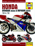 Haynes Service Manual For Honda RVF 400