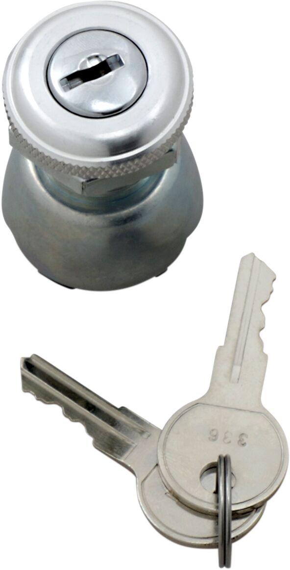 Drag Specialties Universal Ignition Switch For Harley Davidson XL 883 1991-1993 - Chrome