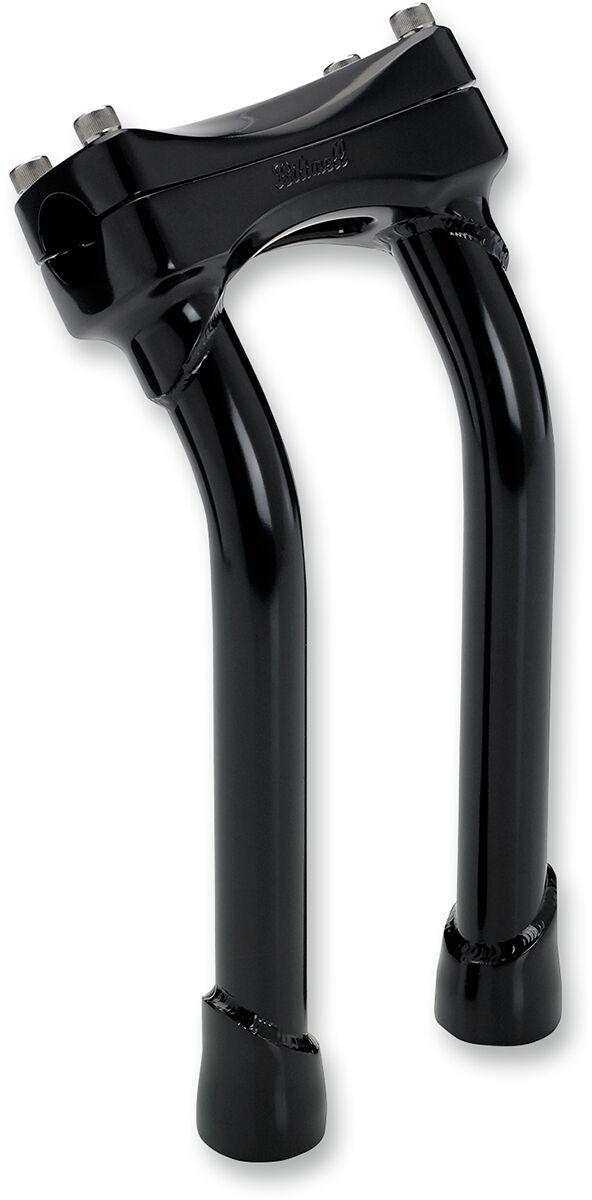 Biltwell Murdock Handlebar Risers 25.5 cm (10") - Black Satin