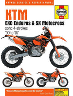 Haynes Service Manual For KTM  EXC250 Racing 2002-2006