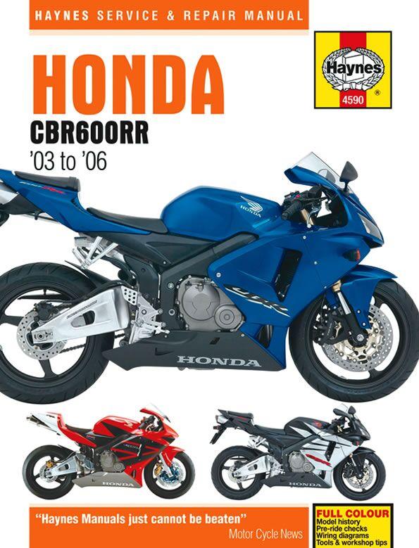Haynes Service Manual For Honda CBR600RR 2003-2006