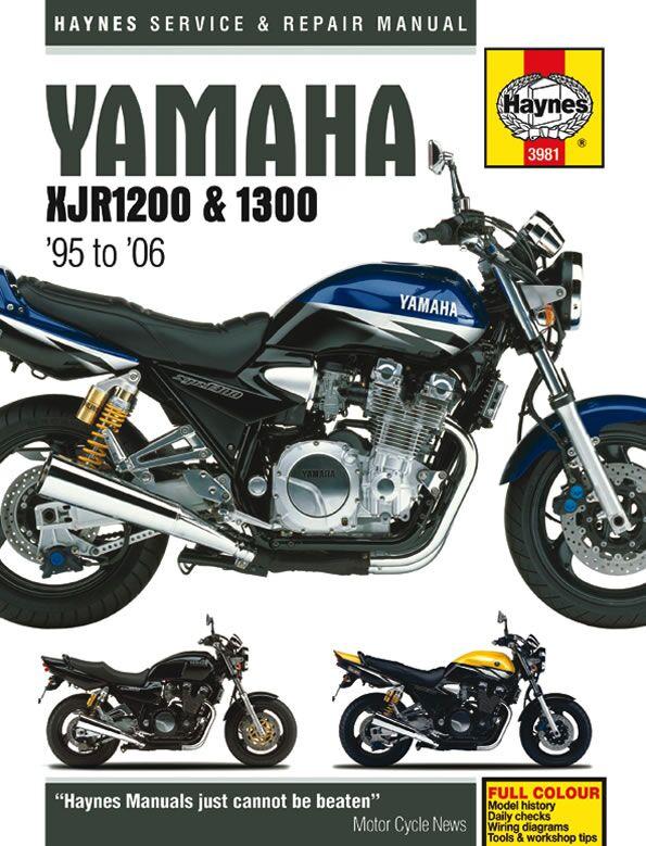 Haynes Service Manual For Yamaha XJR 1200 1995-1998