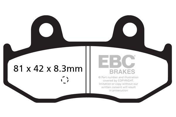 EBC SFAC Carbon Series Scooter Brake Pads For Suzuki AN 250 Burgman 2001-2006 Rear