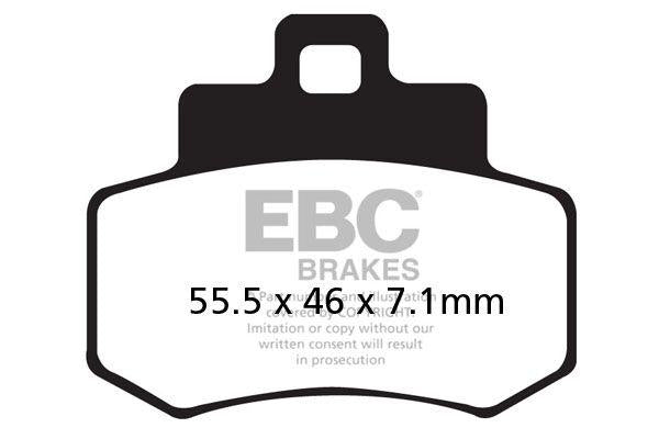 EBC SFA-HH Series Sintered Scooter Brake Pads For Kymco Grand Dink 250 2001-2006 Rear
