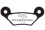 EBC R Series Heavy Duty Sintered Brake Pads For John Deere HPX 850 D 4X4 Gator Diesel 2010-2011 Fit Front Or Rear