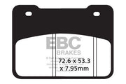 EBC SFA-HH Series Sintered Scooter Brake Pads For Aeon Elite 400 I ABS 2015 Front