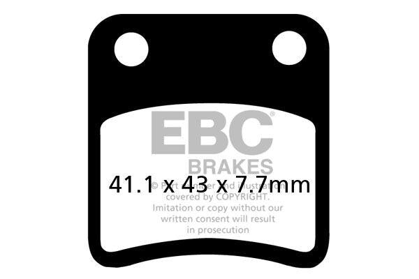 EBC SFAC Carbon Series Scooter Brake Pads For Daelim Bonita 50 2011-2012 Front