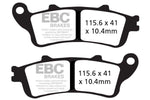 EBC Vee Semi-Sintered Brake Pads For Honda GL 1800 Goldwing 2001-2016 Rear