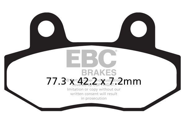 EBC SFA-HH Series Sintered Scooter Brake Pads For Keeway Agora 50 4T 2011-2012 Front