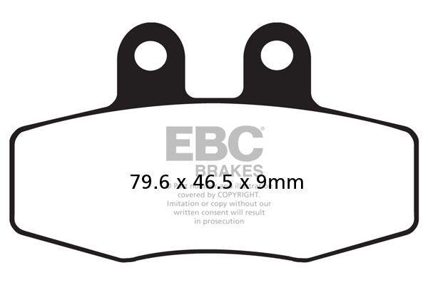 EBC FA Series Organic Grimeca  Brake Pads For KTM EGS 125 1993 Fit Front Or Rear