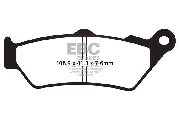 EBC SFA Series Organic Scooter Brake Pads For BMW C1 125 2000-2003 Front