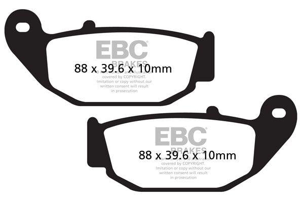 EBC FA Series Organic Brake Pads For Benelli BN125 CBS 2018-2020 Rear
