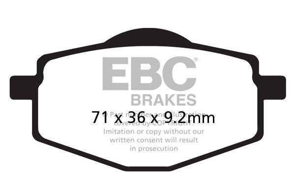 EBC SFA-HH Series Sintered Brake Pads For Sachs Bee 125 2007-2011 Front