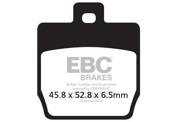 EBC SFAC Carbon Series Scooter Brake Pads For MBK EW 50 Stunt Naked 2002-2010 Front