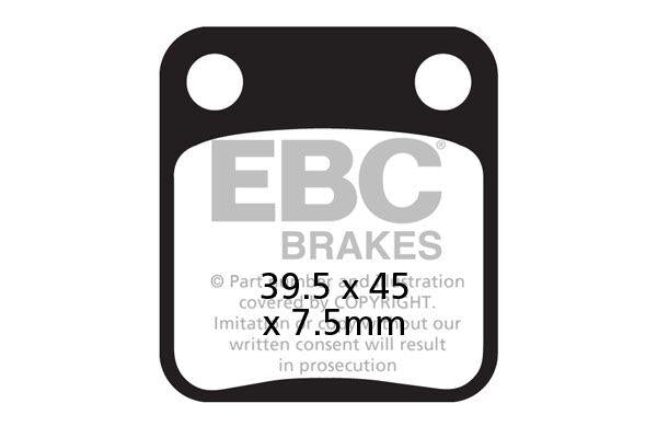 EBC SFAC Carbon Series Scooter Brake Pads For Lex-Moto Adrenaline 125 2007-2018 Rear
