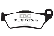 EBC SFAC Carbon Series Scooter Brake Pads For Piaggio Beverly 400 I.E. 2007 Front