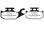 EBC SFAC Carbon Series Scooter Brake Pads For Benelli Caffenero 250 2008-2014 Rear