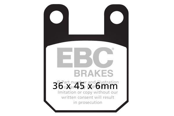 EBC SFAC Carbon Series Scooter Brake Pads For Derbi Atlantis 100 2001-2006 Front