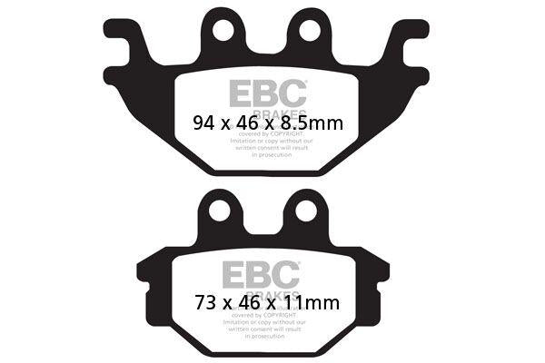 EBC FA-HH Series Sintered Brake Pads For Yamaha MT-125 2014-2016 Rear