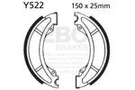 EBC Standard Brake Shoes For Yamaha RD 125 1973-1974 Front