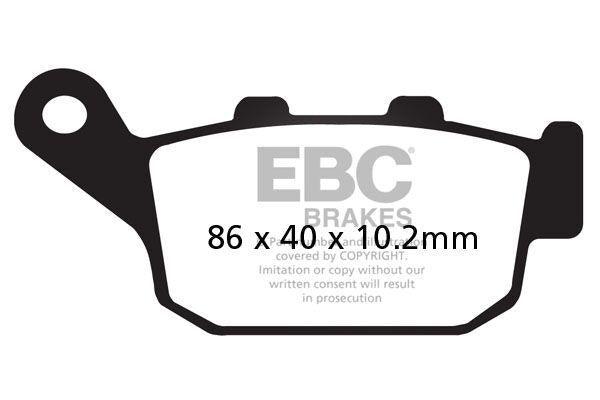 EBC SFA-HH Series Sintered Scooter Brake Pads For Honda FES 125 Pantheon 2003-2006 Rear