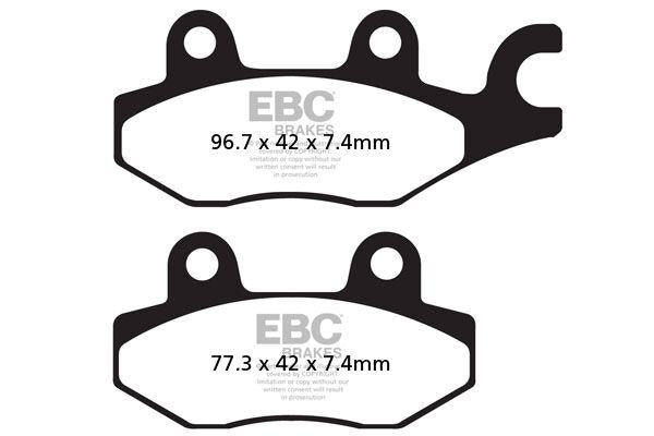 EBC FA-HH Series Sintered Brake Pads For Beta ARK 50 LC 1998-2013 Rear