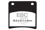 EBC Vee Semi-Sintered Brake Pads For Suzuki GSX1100 F 1988-1994 Front