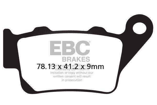 EBC SFA-HH Series Sintered Scooter Brake Pads For BMW C1 125 2000-2003 Rear