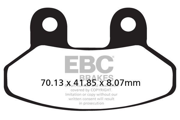 EBC SFAC Carbon Series Scooter Brake Pads For Sym Joyride 125 2001-2006 Front