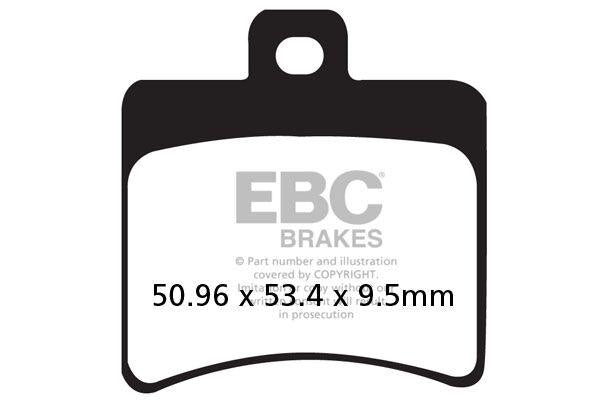EBC SFA-HH Series Sintered Scooter Brake Pads For Aprilia Atlantic 125 2003-2008 Rear