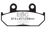 EBC Vee Semi-Sintered Brake Pads For Honda GL 1500 Goldwing 1988-1990 Front