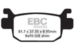 EBC SFAC Carbon Series Scooter Brake Pads For Benelli 752S ABS 2018 Rear