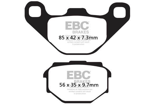EBC SFA Series Organic Scooter Brake Pads For Malaguti F10 50 1991-1993 Front