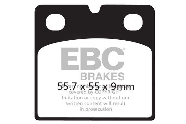 EBC Vee Semi-Sintered Brake Pads For Laverda 1200 1979 Rear