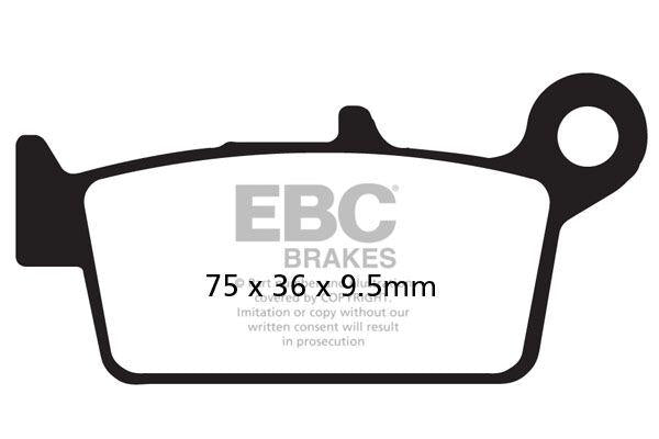 EBC SFA Series Organic Scooter Brake Pads For Honda NSR 50 R 1997-2000 Rear